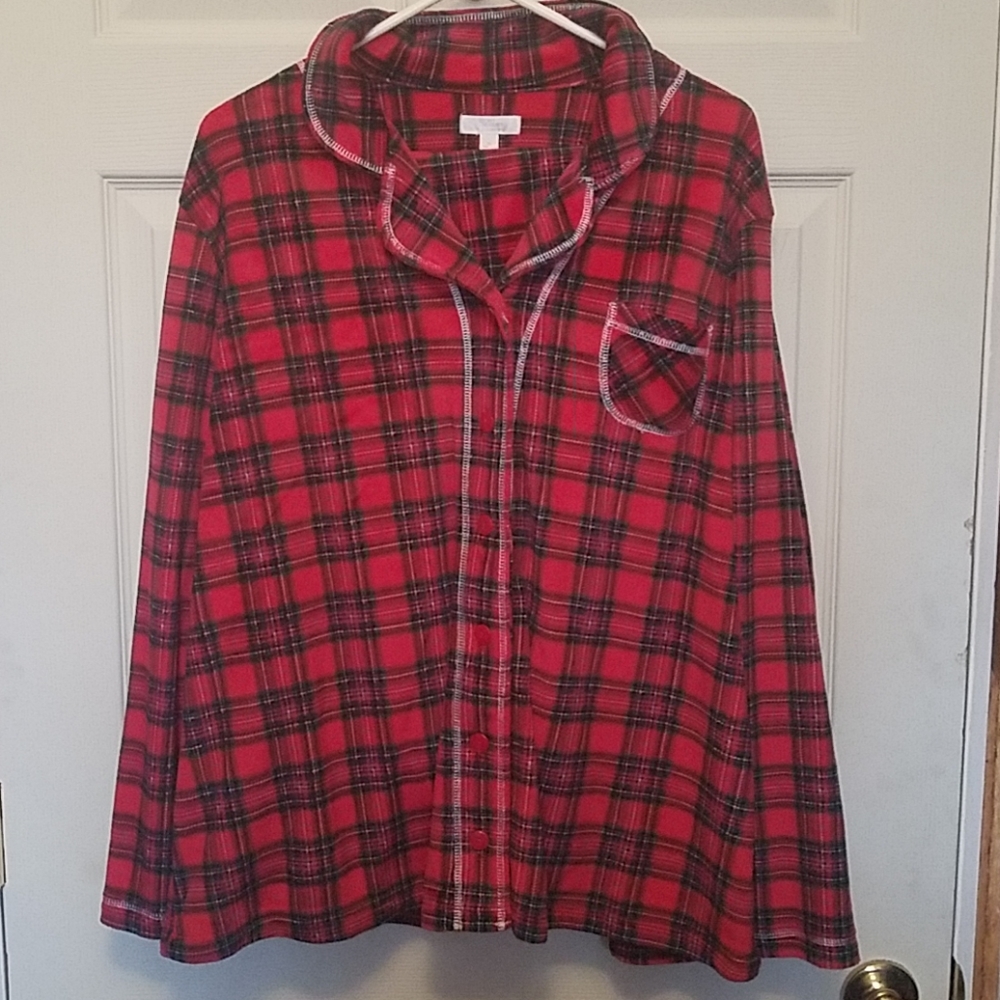 Soft Flannel Pajamas (Top+Bottoms)